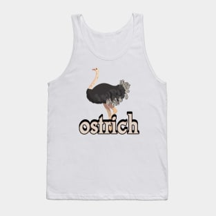 ostrich tshirt design Tank Top